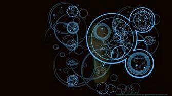 Abstract Circles Wallpaper Doctor Who