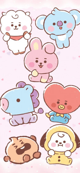 Bt21 Wallpaper Bts iPhone Kawaii Cute