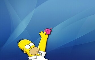 Simpson Eat Apple Simpsons Wallpaper Homer