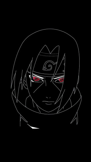 Unlock Your Limitless Potential With Minimalist Sharingan Wallpaper