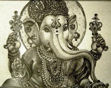 Ganesh Drawings Png Image