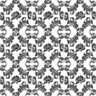 Black And White Victorian Wallpaper