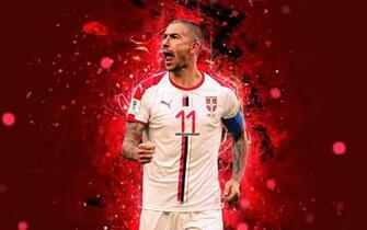 Wallpaper Aleksandar Kolarov 4k Abstract Art Serbia