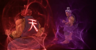 Akuma Vs Shin By Chiansawmassacre