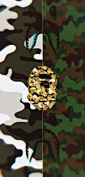 Bape Camo iPhone Wallpaper