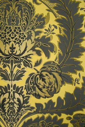 Damask Wallpaper An Elegant In Striking Yellow