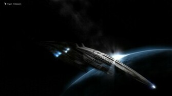 Mass Effect Normandy Wallpaper Art Statistics