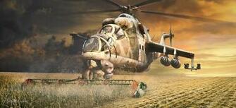 Russian Russia Military Weapon Helicopter Aircraft Wallpaper