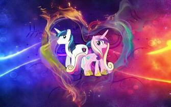 Theponyartcollection Shining And Cadence Wallpaper By Saeiter