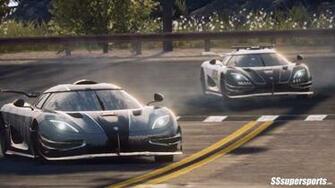 Koenigsegg One Racer And Police Need For Speed Rivals Gallery