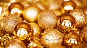 Gold Christmas Wallpaper