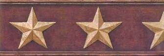 Country Star Wallpaper Border