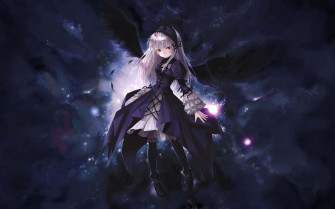 Gothic Allure In An Anime Style Wallpaper