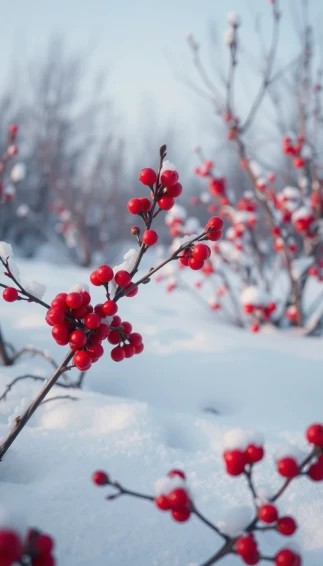Winter Red Wallpaper