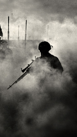Military iPhone Wallpaper Black Flag Armory