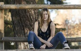 Wallpaper Look Girl Model Hair Raquel Alvarez Image For