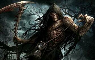 Badass Grim Reaper Wallpaper Backg Png Image Pngio