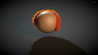 Furry Ball Wallpaper 3d