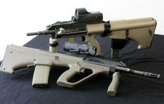 Wallpaper Pair Machines Tavor Tar Steyr Aug Image For