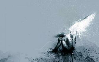 Angels Wings Artwork Crying Angel HD Wallpaper General