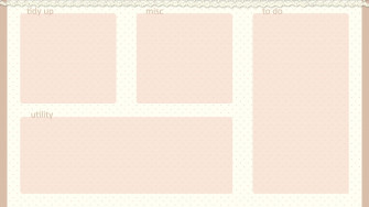 Pink Polka Dots Cute Desktop Organizer Wallpaper