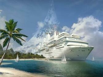 Paradise Wallpaper Stock Photos