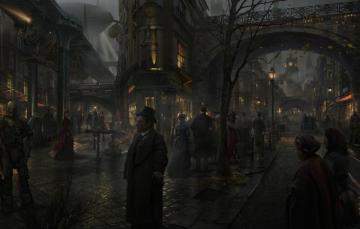 Wallpaper City Art Landscape Urban Street Old London Paint