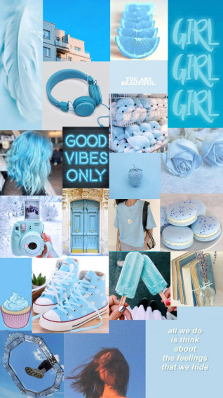 Top Light Blue Aesthetic Wallpaper Full HD 4k To Use