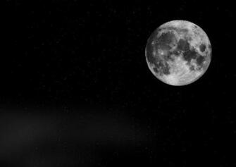 Moon Stock Photo The And Stars Background
