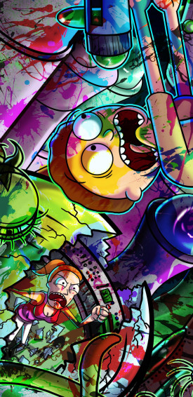 Rick And Morty Stoner Wallpaper