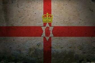 Northern Ireland Dirty Sorted Flag Flagge HD Wallpaper Art Fantasy