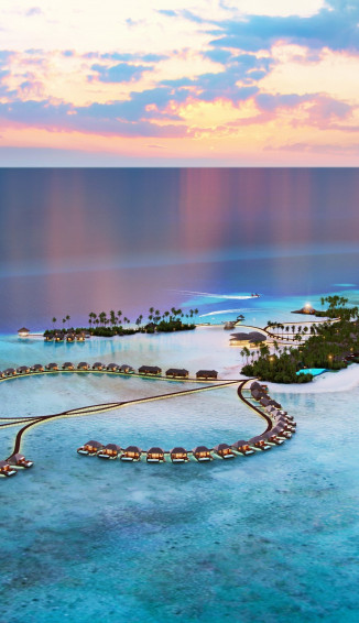 Samsung HD Maldives Background Wallpaper