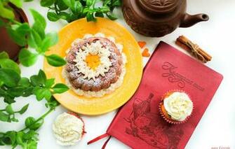 Wallpaper Winter Orange Cinnamon Cake Cupcake Spicy