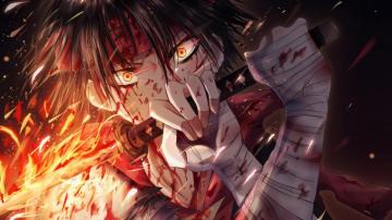 Anime Boy Katana 4k Wallpaper