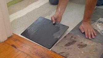 Installing Tile Over Vinyl Flooring Today S Homeowner