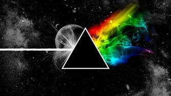 Pink Floyd Triangle Space Planet Colors 4k Ultra HD Background