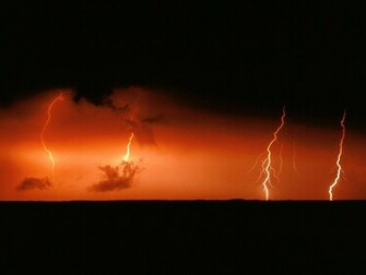 Lightning Bolts Over Chesapeake Bay Maryland