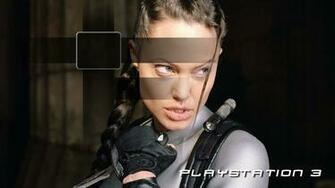Angelina Jolie Ps3 Background Wallpaper Image