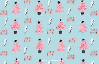 Preppy Christmas Wallpaper Ideas Pink Tree