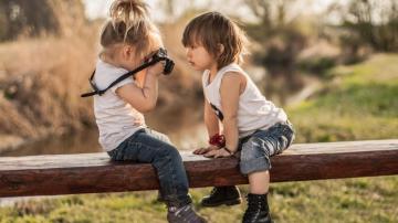 Cute Love Baby Couple Wallpaper For Mobile Art Becomes You