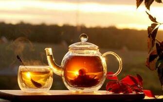 Drink Teapot Wallpaper Morning Smoke Pure Green