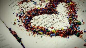 Colorful Heart Lovely HD Wallpaper