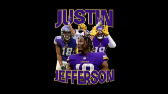 Justin Jefferson Wallpaper 4k Minnesota Vikings 8k