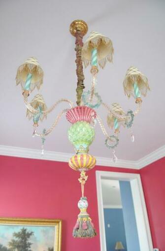 Mackenzie Childs Chandelier The Colors Of This