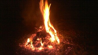 Romania Campfire Wallpaper
