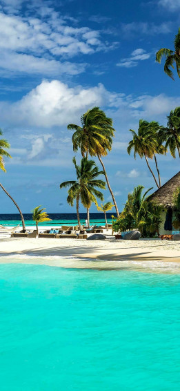 Mobile HD Maldives Background Image Wallpaper