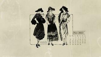 Desktop Wallpaper Calendar May Call Me Victorian