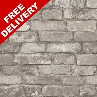 About Fine Decor Rustic Brick Wallpaper In Natural Stone Fd31286