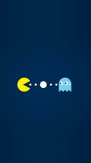 Pacman Background iPhone Wallpaper
