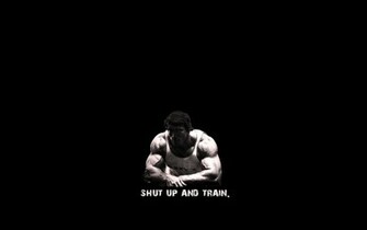 Beast Motivation Arnold Shut Up And Train Wallpaper